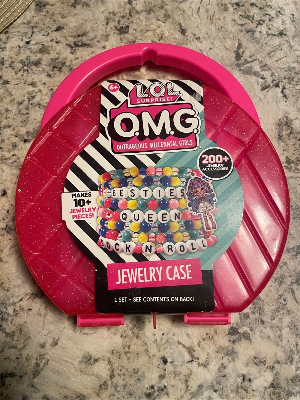 L.O.L. Surprise! Pink Glitter Jewelry Case